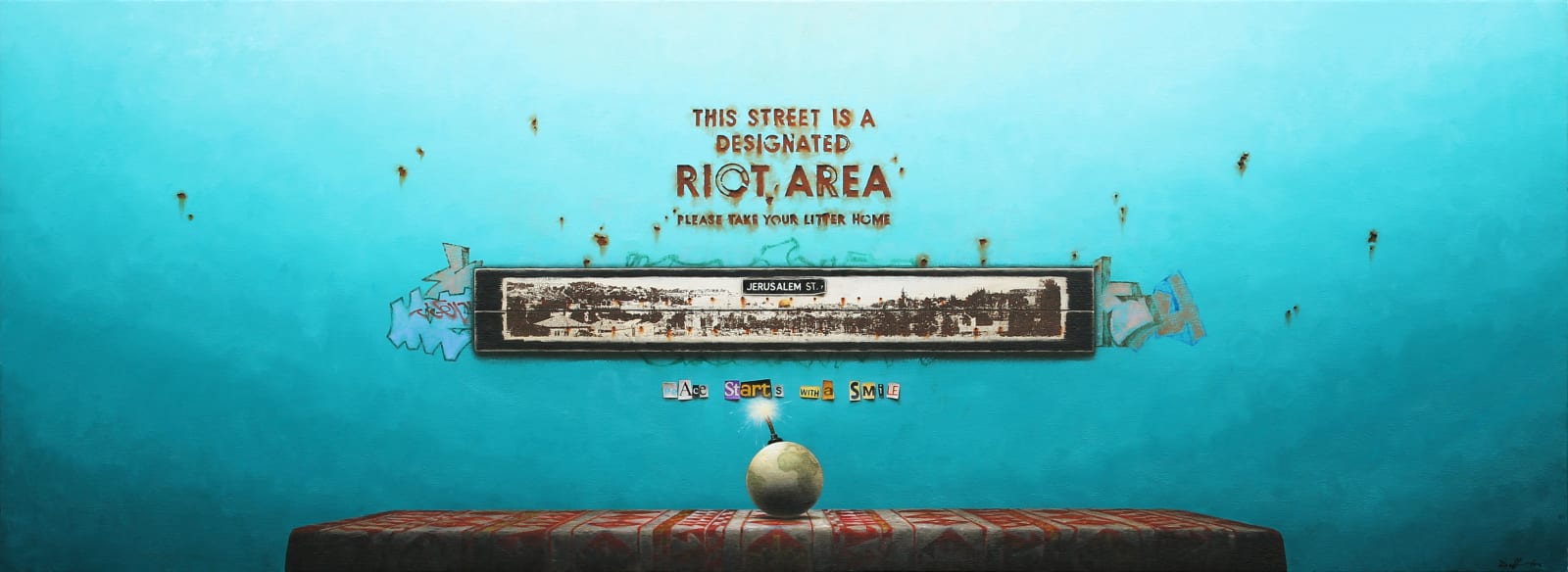 Stuart Duffin RSA, Touchpaper Blues, 2020