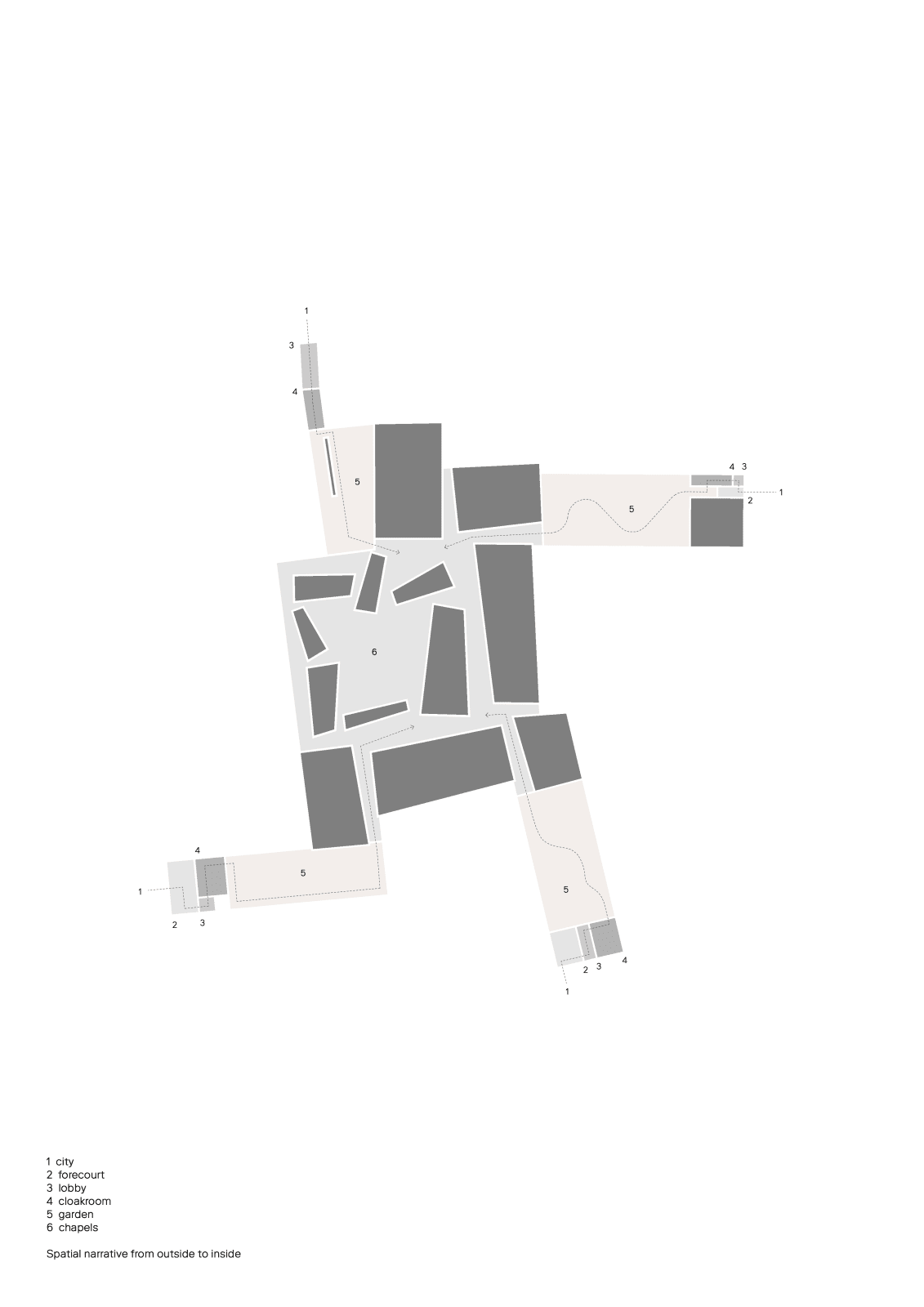 James Faulds and Tom Stark, Spatial Narrative from Outside to In, 2020