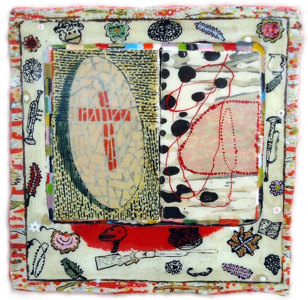 Lennox Dunbar RSA, New Mexico folk art painting