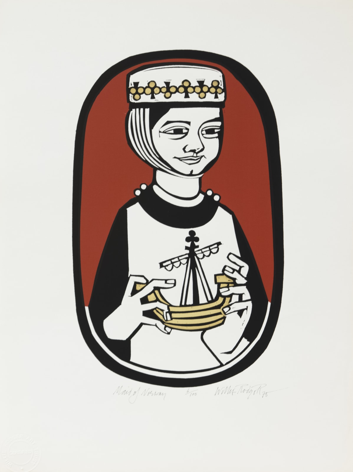 Willie Rodger RSA, The Scottish Historical Playing Cards Set, 1975