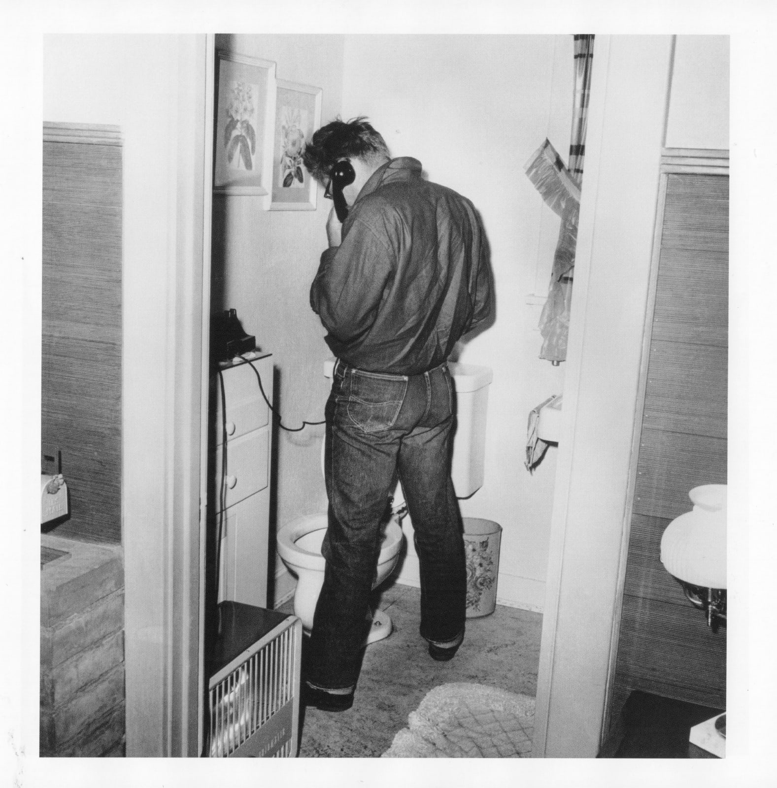 Frank Worth, James Dean Taking a Pee, 1955
