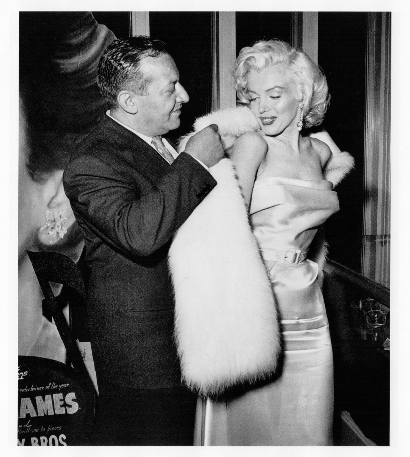 Frank Worth, Marilyn Monroe at Restaurant “Ciros”, 1954