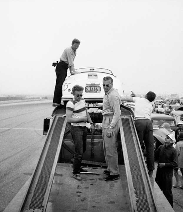 Frank Worth, JD & Porsche 'Little Bastard', 1955