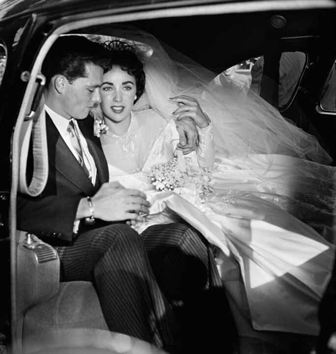 Frank Worth, ET & Conrad Hilton Jr. wedding, 1955
