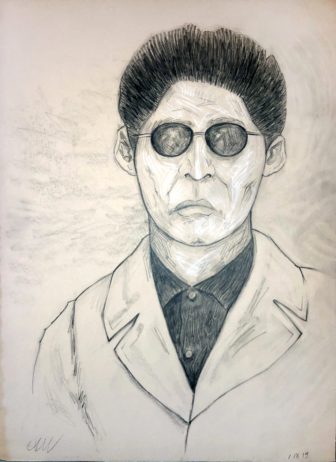 César A. Martínez, Bato Con Buttoned Shirt, 2019