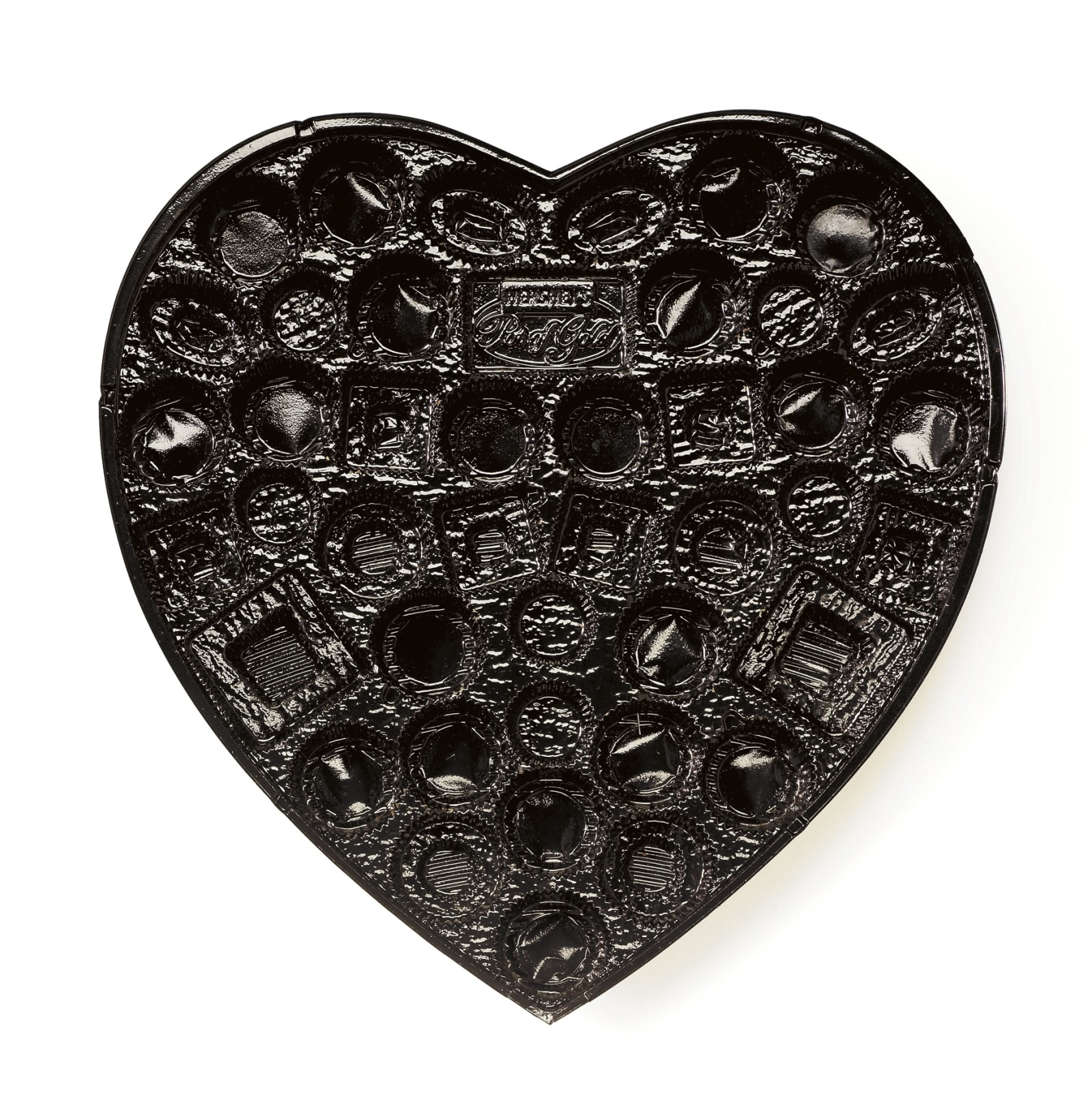 Chuck Ramirez, Candy Tray: Black Heart, 2002