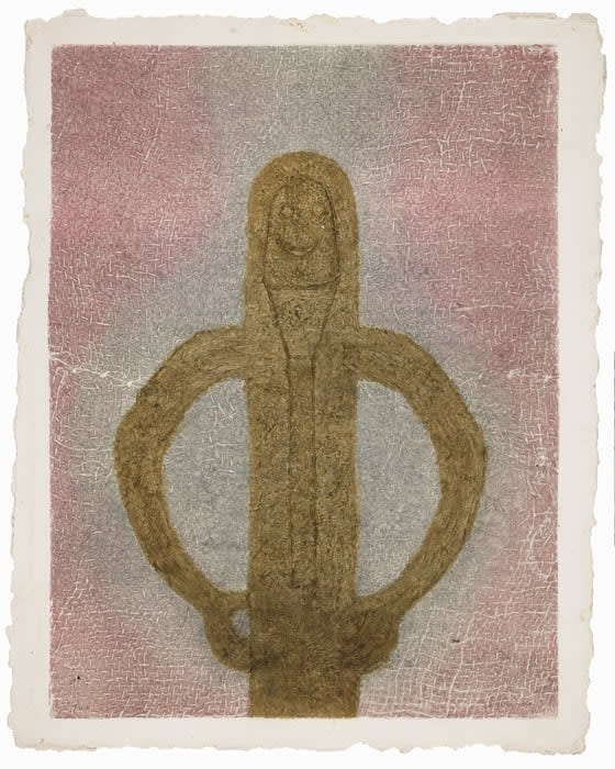 Rufino Tamayo, Personaje con Red (Personage with Net), 1989