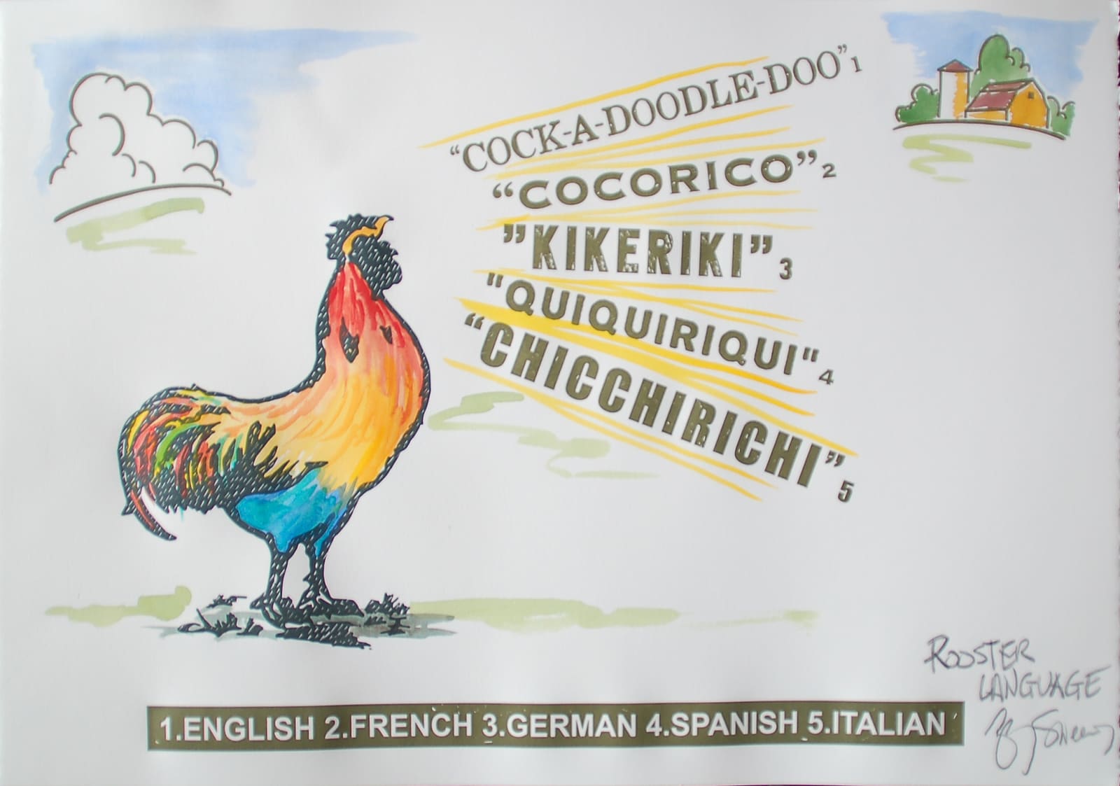 Gary Sweeney, Rooster Language, 2015