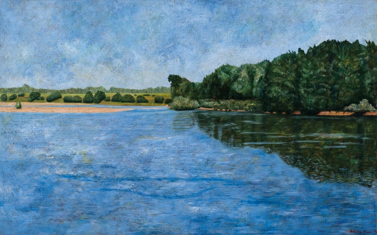 Pedro Diego Alvarado-Rivera, Vista del Rio Loira, Francia, 1998