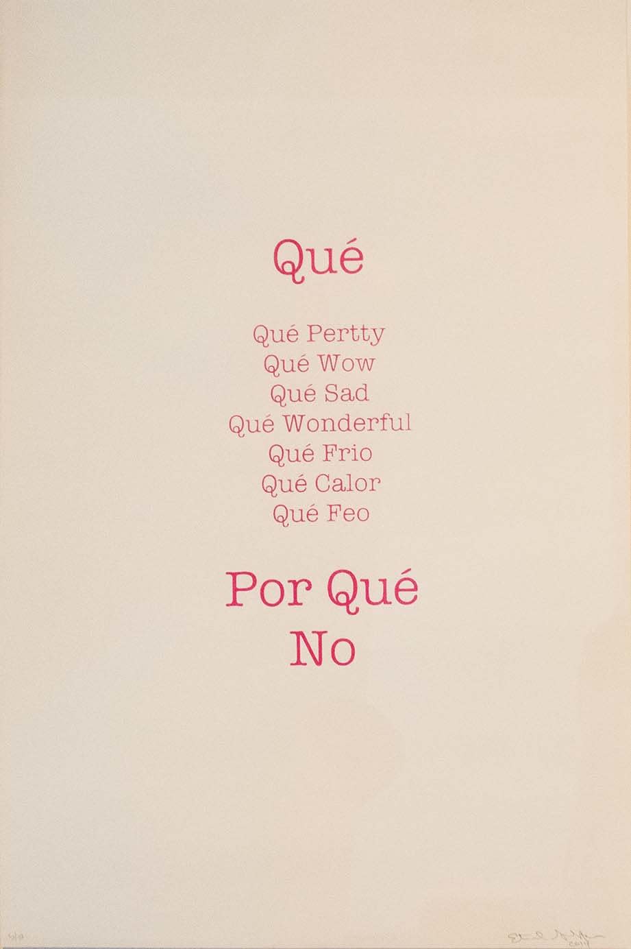 Ethel Shipton, Qué, 2014