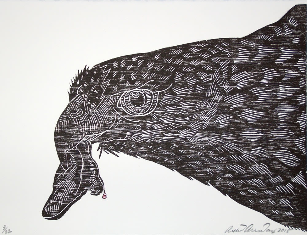 Richard Armendariz, Study for Modern Prometheus Unbound (Remix) Hare & Hound Press, 2015