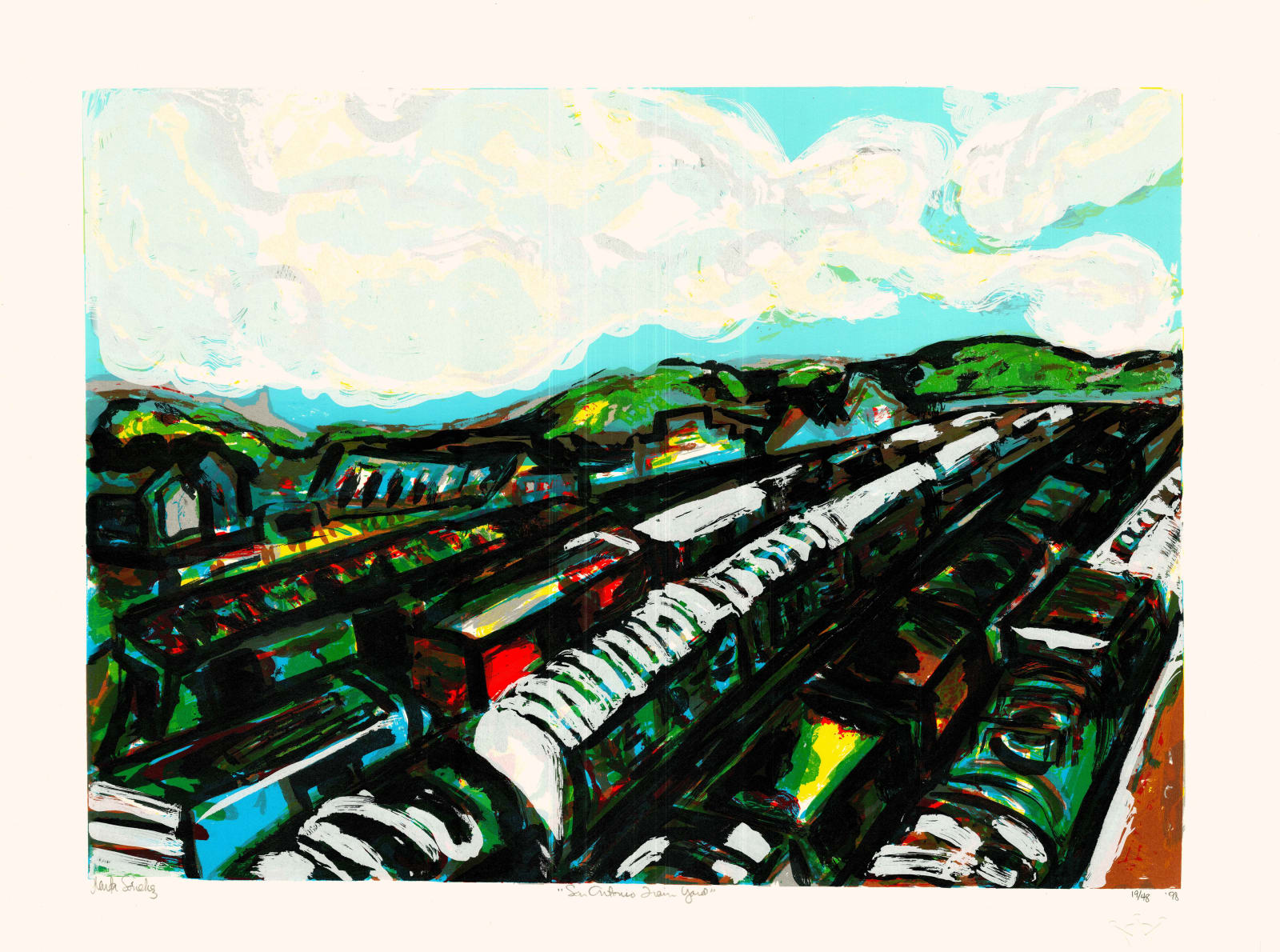 Marta Sánchez, San Antonio Train Yard, 1998