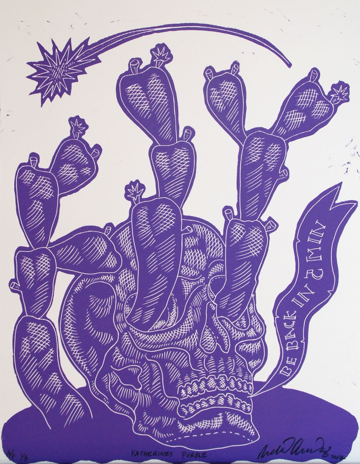 Richard Armendariz, Katherine's Purple (Be Back in 5 Min.), 2017