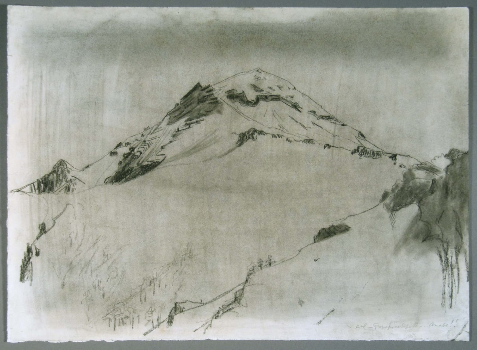 Dr. Atl (Gerardo Murillo) (b.1875-1964), Popocatépetl…amada, c. 1925