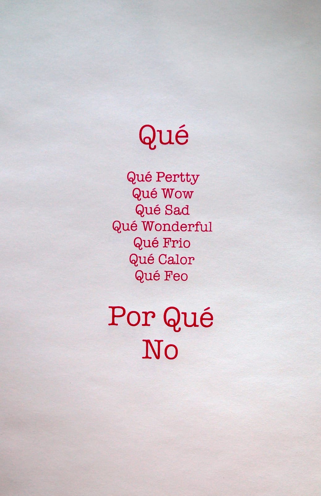 Ethel Shipton, Qué, 2014