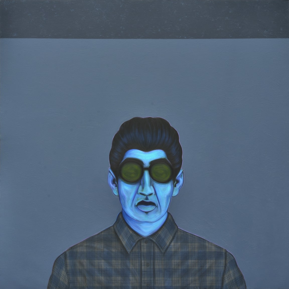 César A. Martínez, Blue Bato Con Sunglasses, 2016