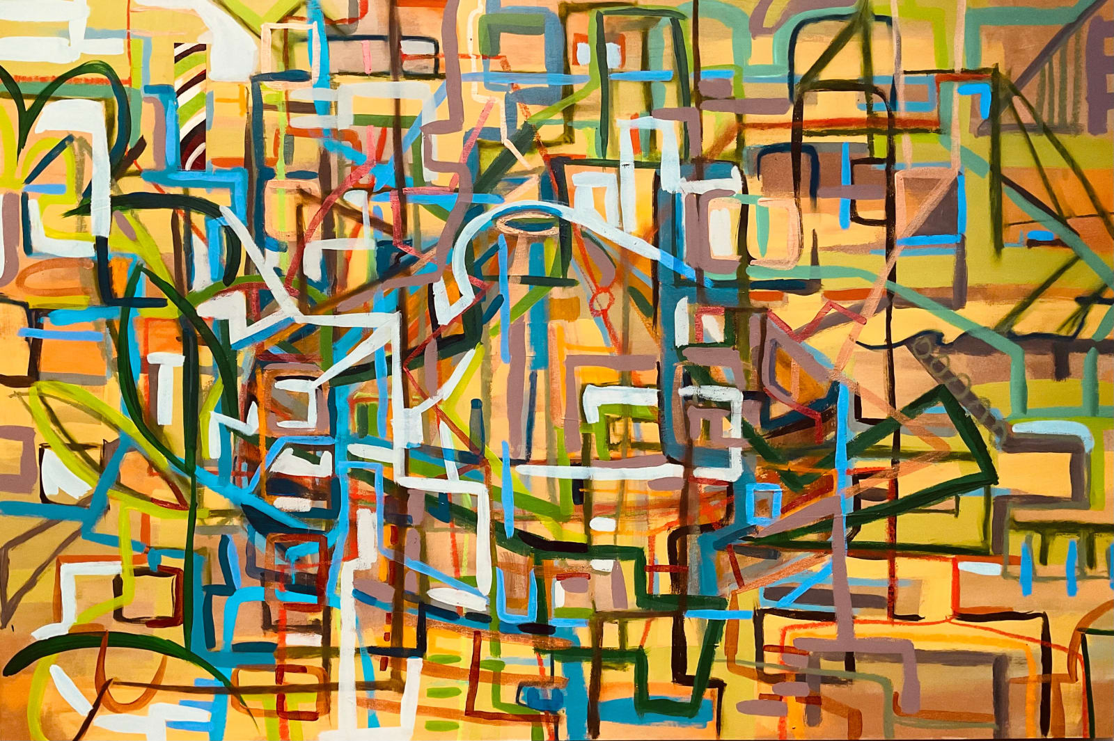 Joan Fabian, Living in a Yurt, 2023