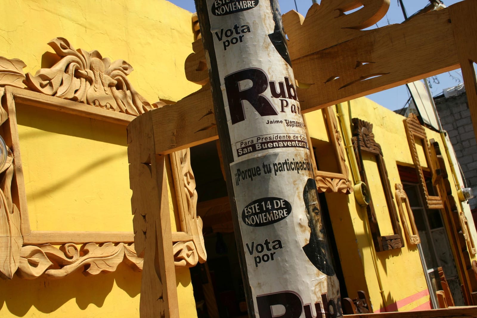 Yolanda Andrade, Marcos para Pinturas, Ciudad de Mexico (Tlaxcala), 2004