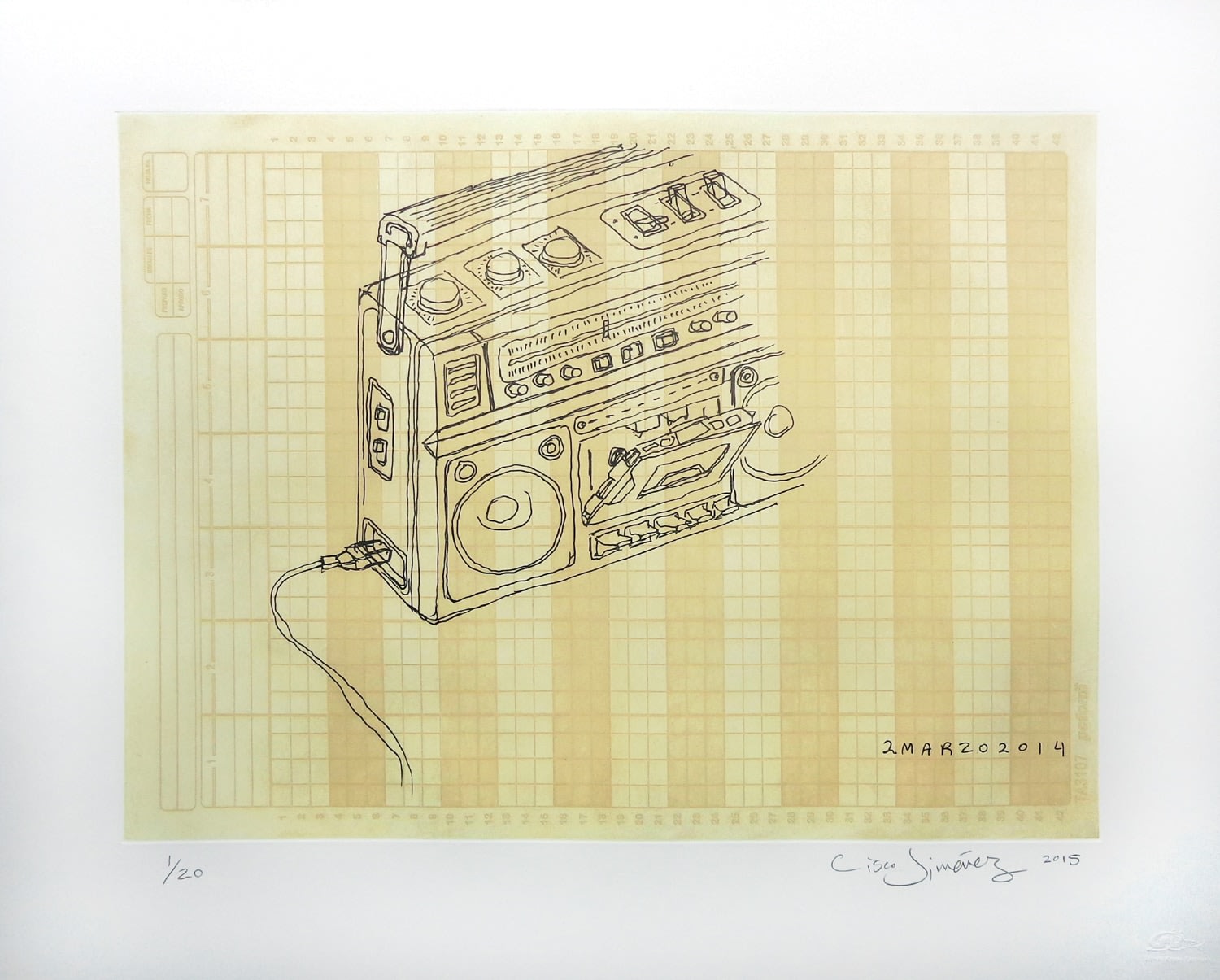 Cisco Jiménez, Bloque geologico (yellow) Tiempo Entra Editores, Mexico City, 2015
