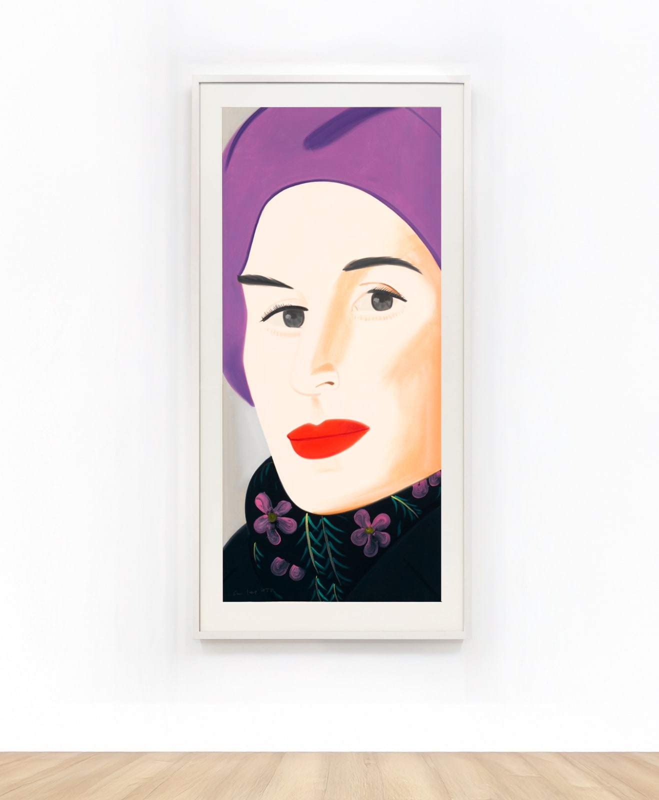 Alex Katz, Purple Hat (Ada), 2017