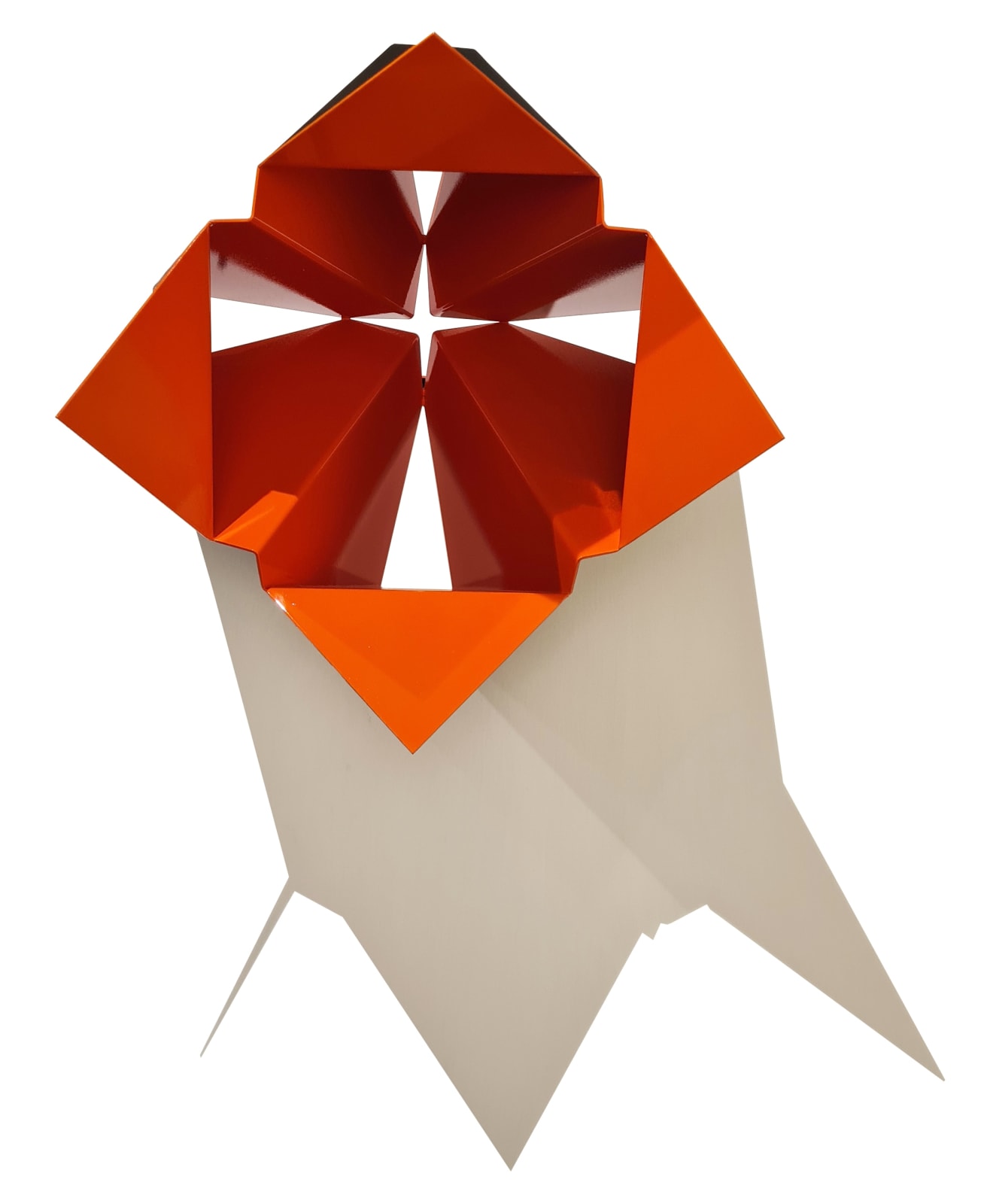 Juan Mejia, Carnivorous Flower No. 2, Dark grey + Orange "S", 2022