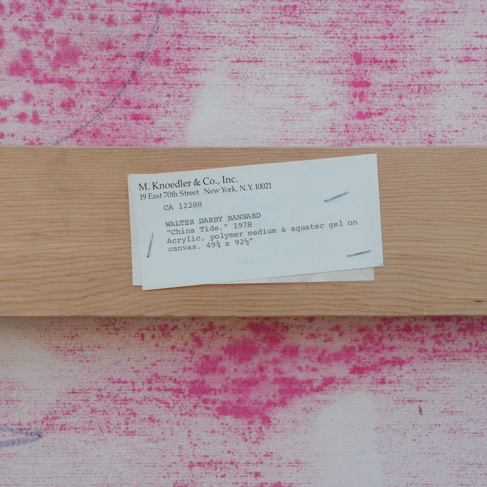 Walter Darby Bannard, China Tide, 1978