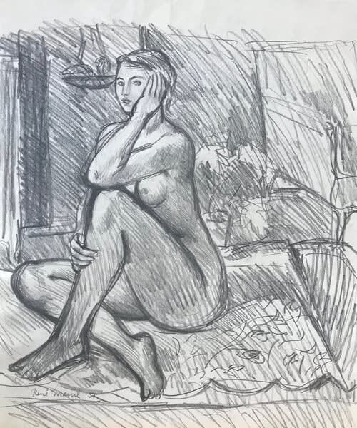 René Marcil, Nude, 1951