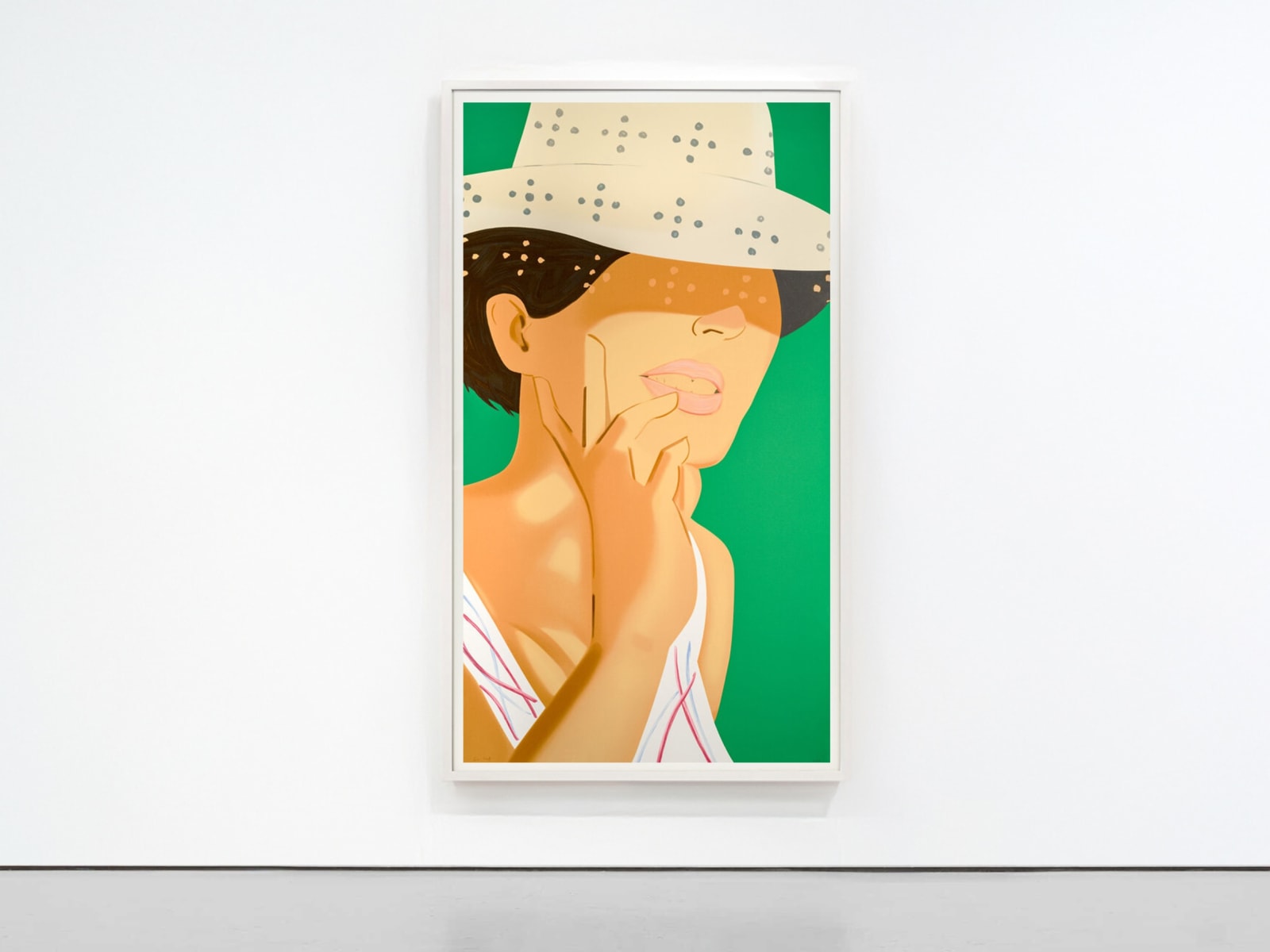 Alex Katz, Straw Hat Vivien, 2021