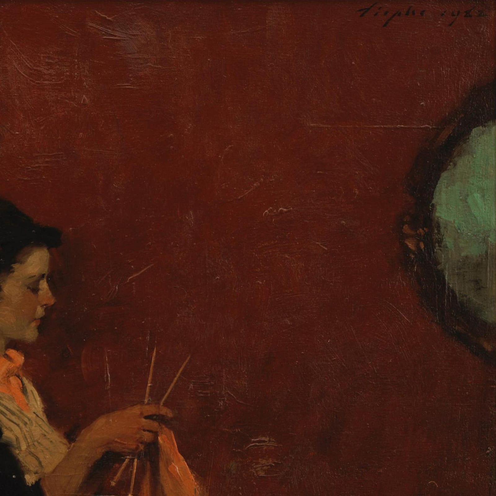 Malcolm Liepke, Portrait of a Woman, 1982