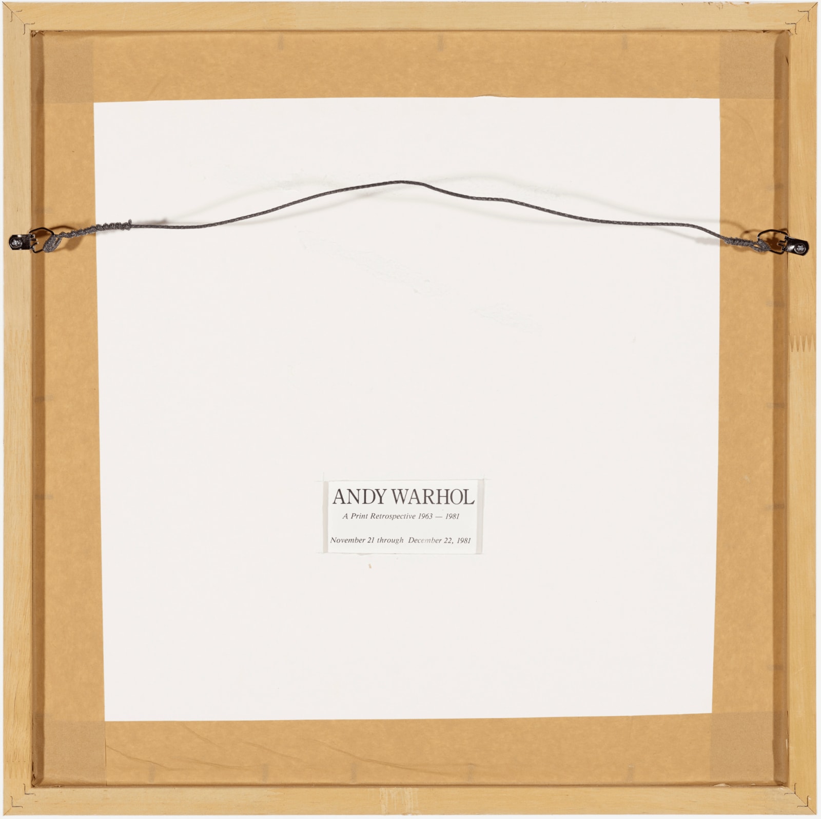 Andy Warhol, Marilyn (Castelli Mailer), 1981