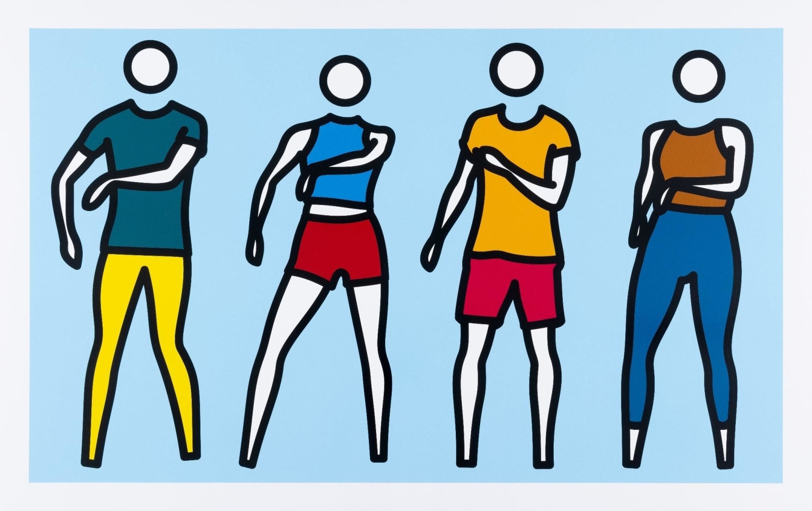 Julian Opie, Dance Synced 5, 2024