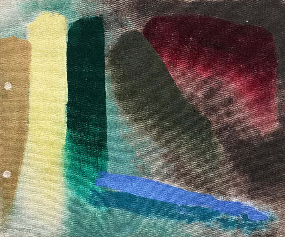 Friedel Dzubas, Red Rock (Sketch), 1973