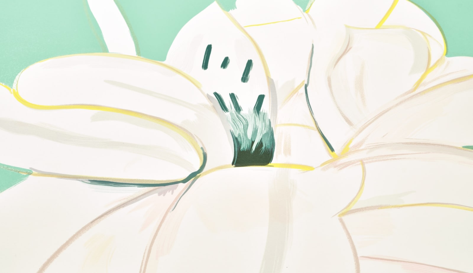 Alex Katz, White Lillies 6, 2025