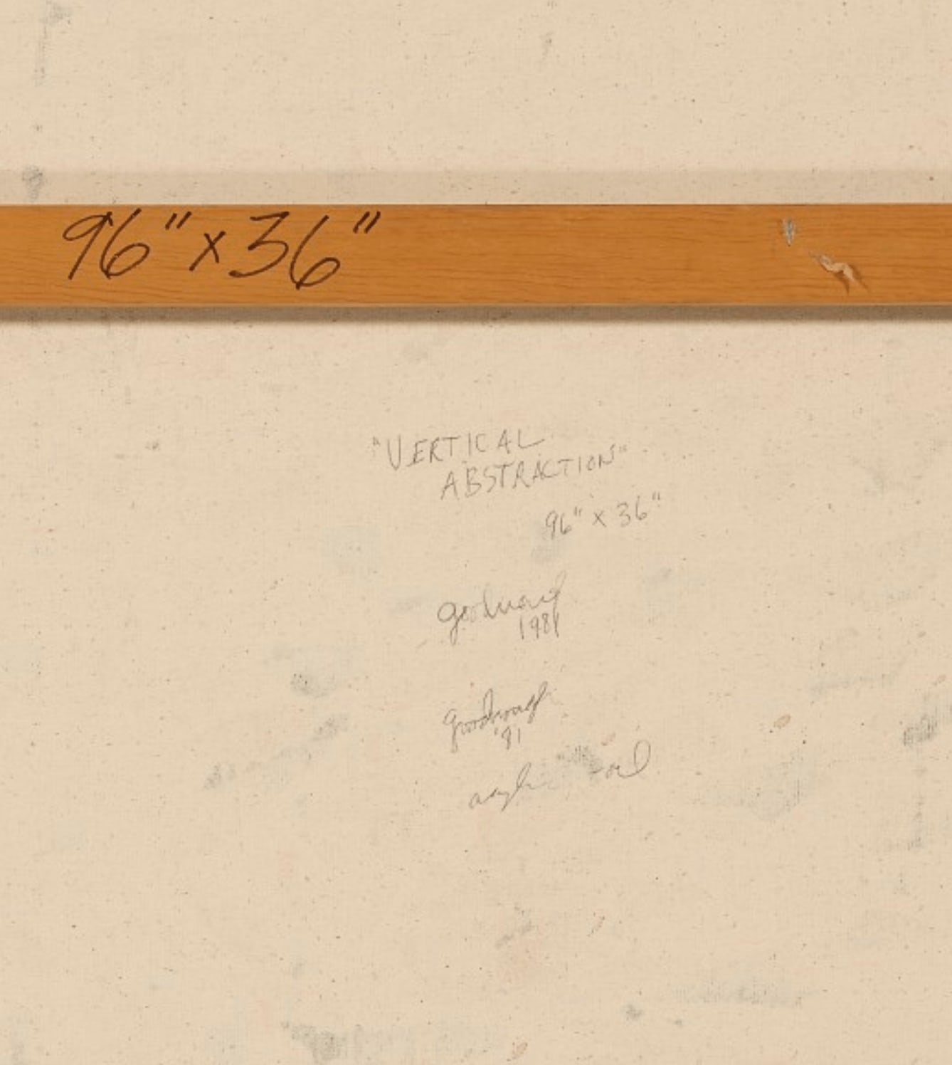 Robert Goodnough, Vertical Abstraction, 1981