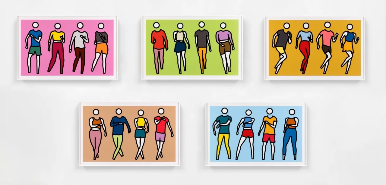 Julian Opie, Dance Synced 5, 2024