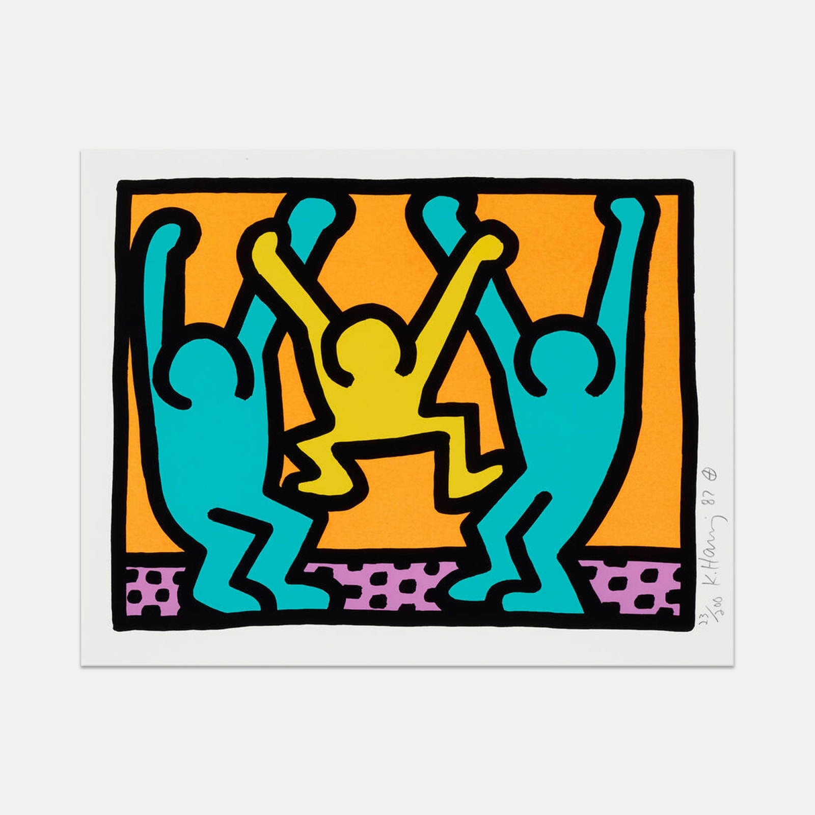 Keith Haring, Pop Shop I (Plate 2), 1987
