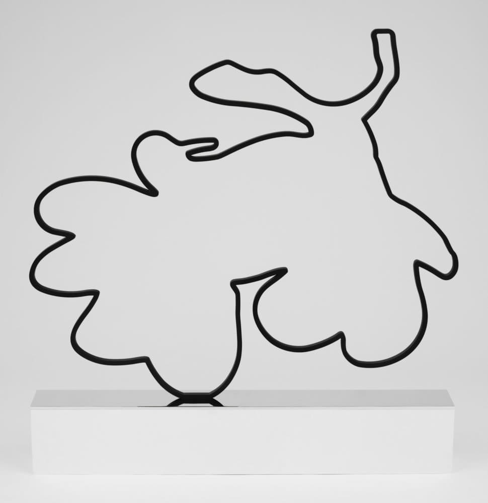 Donald Sultan, Black Lantern Flowers (Outline), 2014