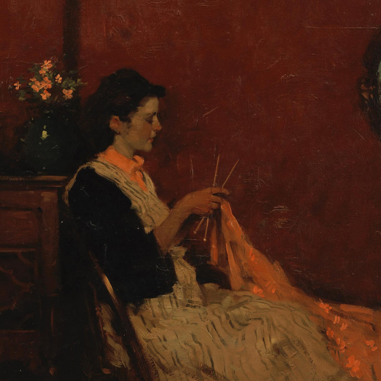 Malcolm Liepke, Portrait of a Woman, 1982