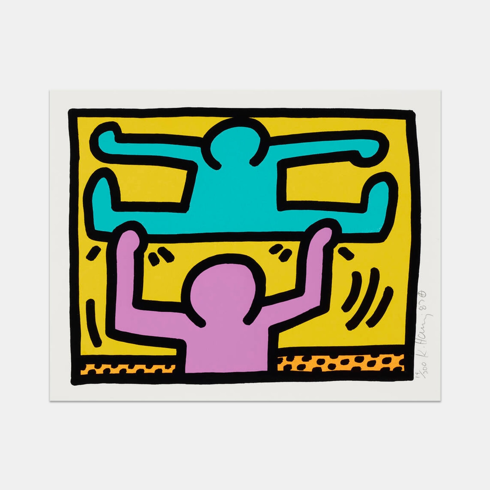 Keith Haring, Pop Shop I (Plates I - IV), 1987