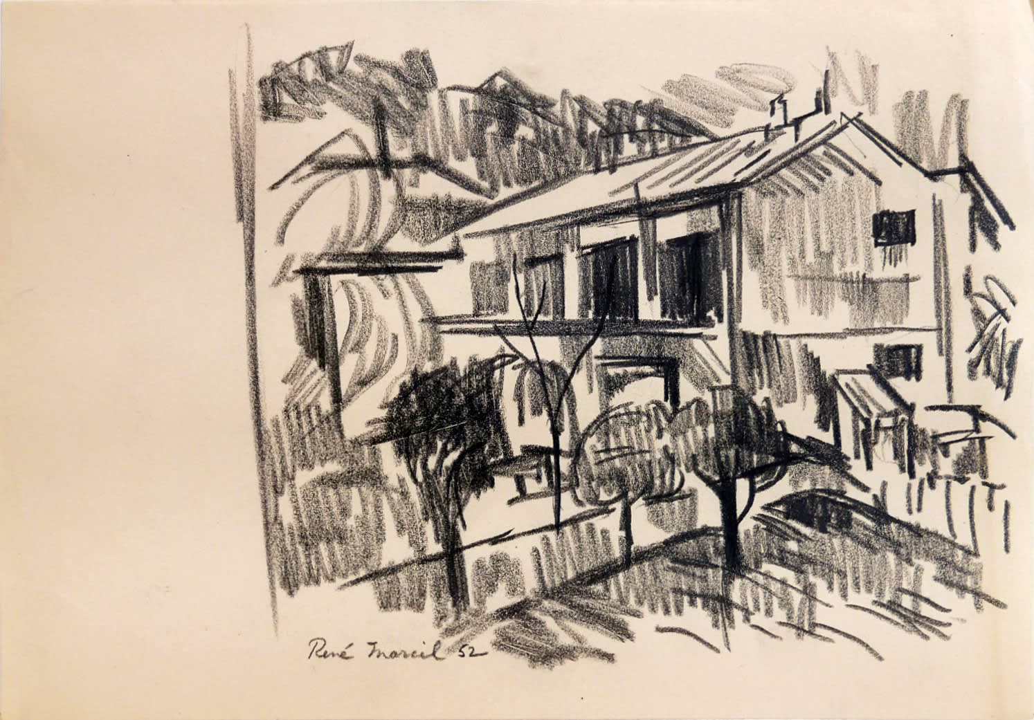 René Marcil, Untitled (Landscape), 1950