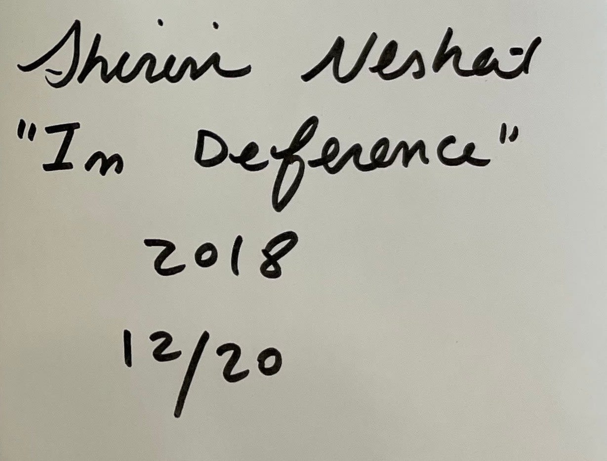 Shirin Neshat, In Deference, 2018