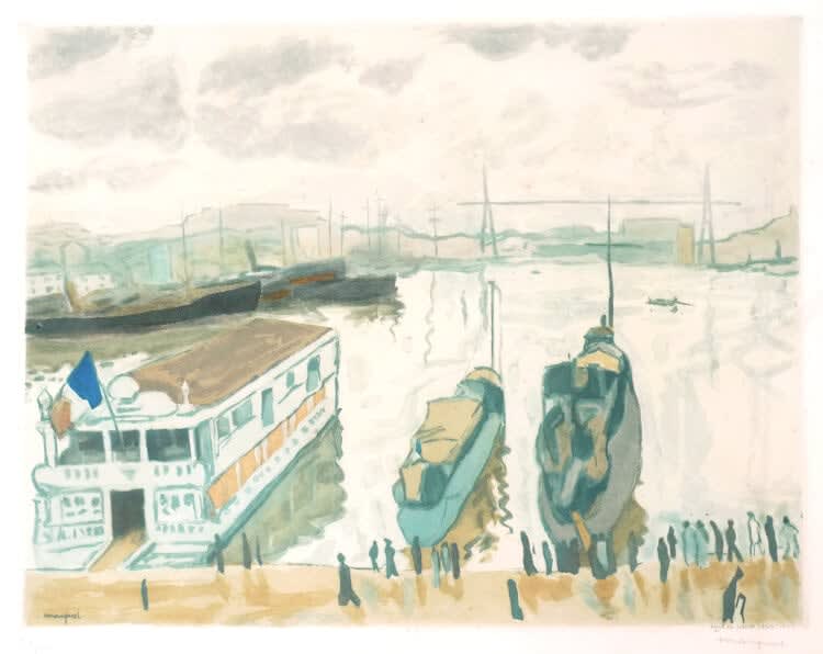 Albert Marquet, Port de Marseille, 1923-4