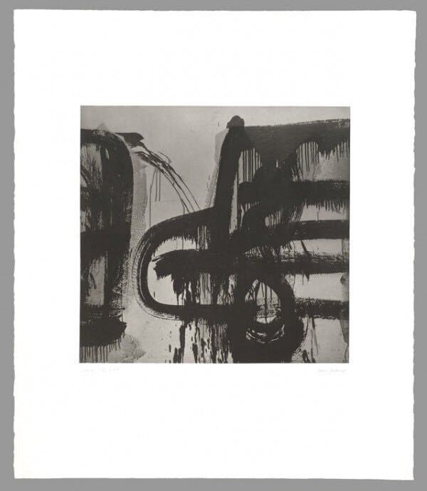 Aaron Siskind, Homage to Kline 2, Lima 55, 1975
