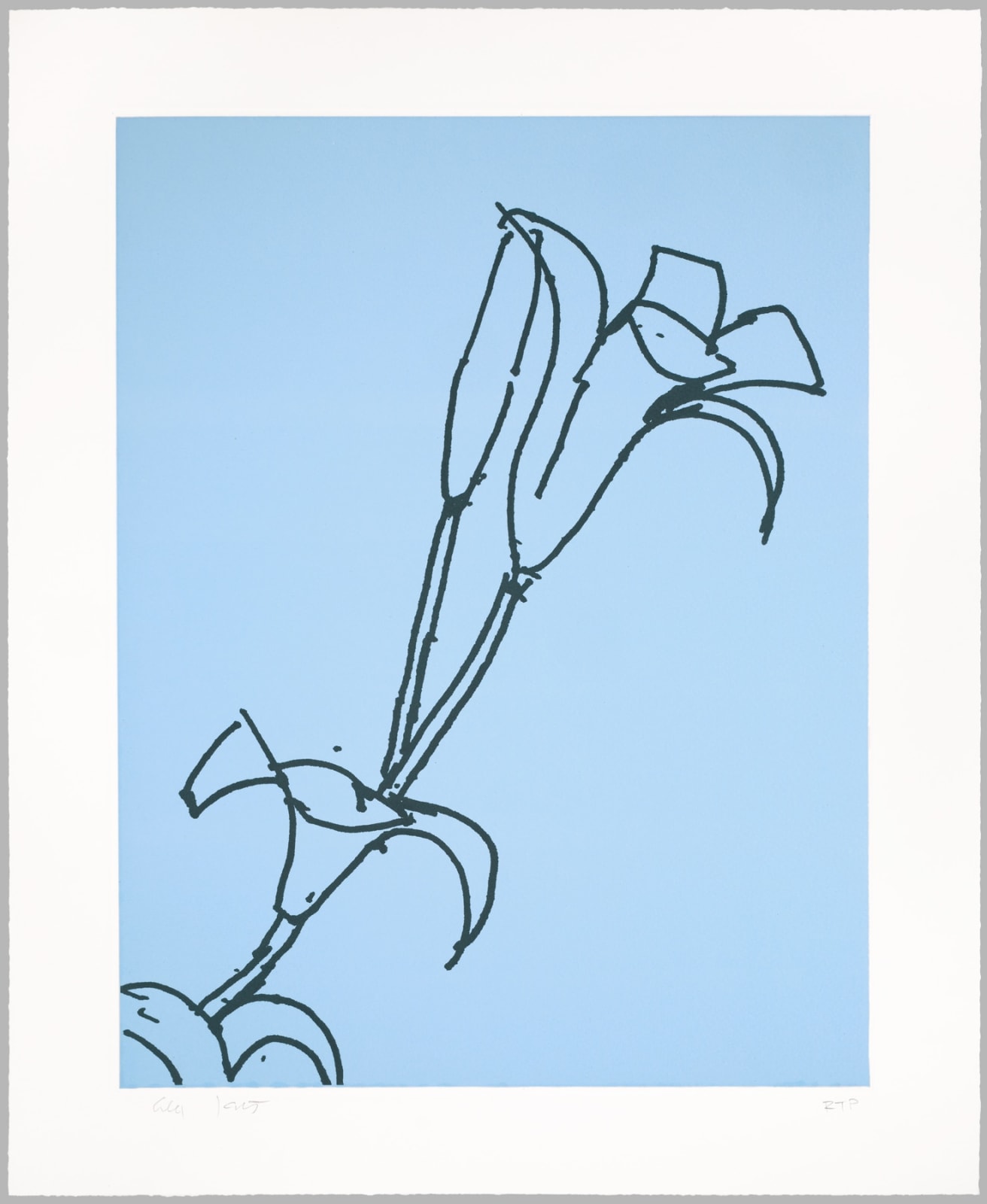 Alex Katz, Lillies 1, 2024