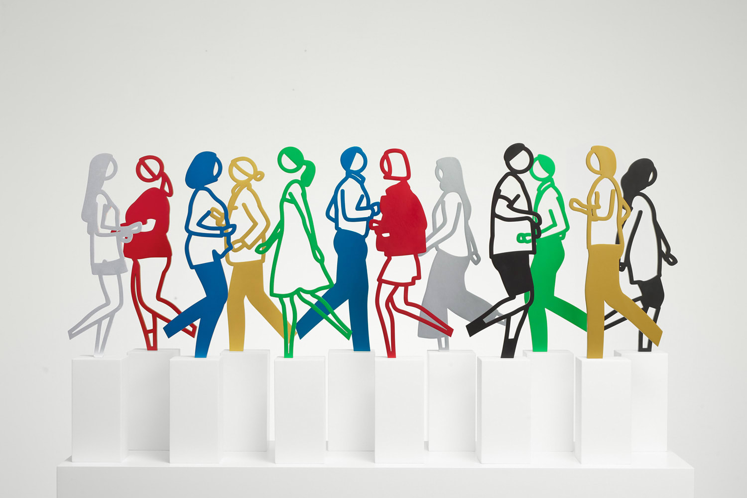 Julian Opie, Amelia (Running People) , 2020