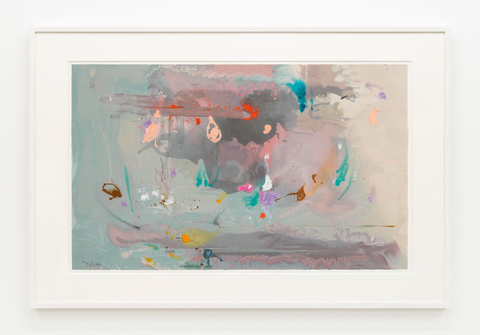 Helen Frankenthaler, Grey Fireworks, 2000