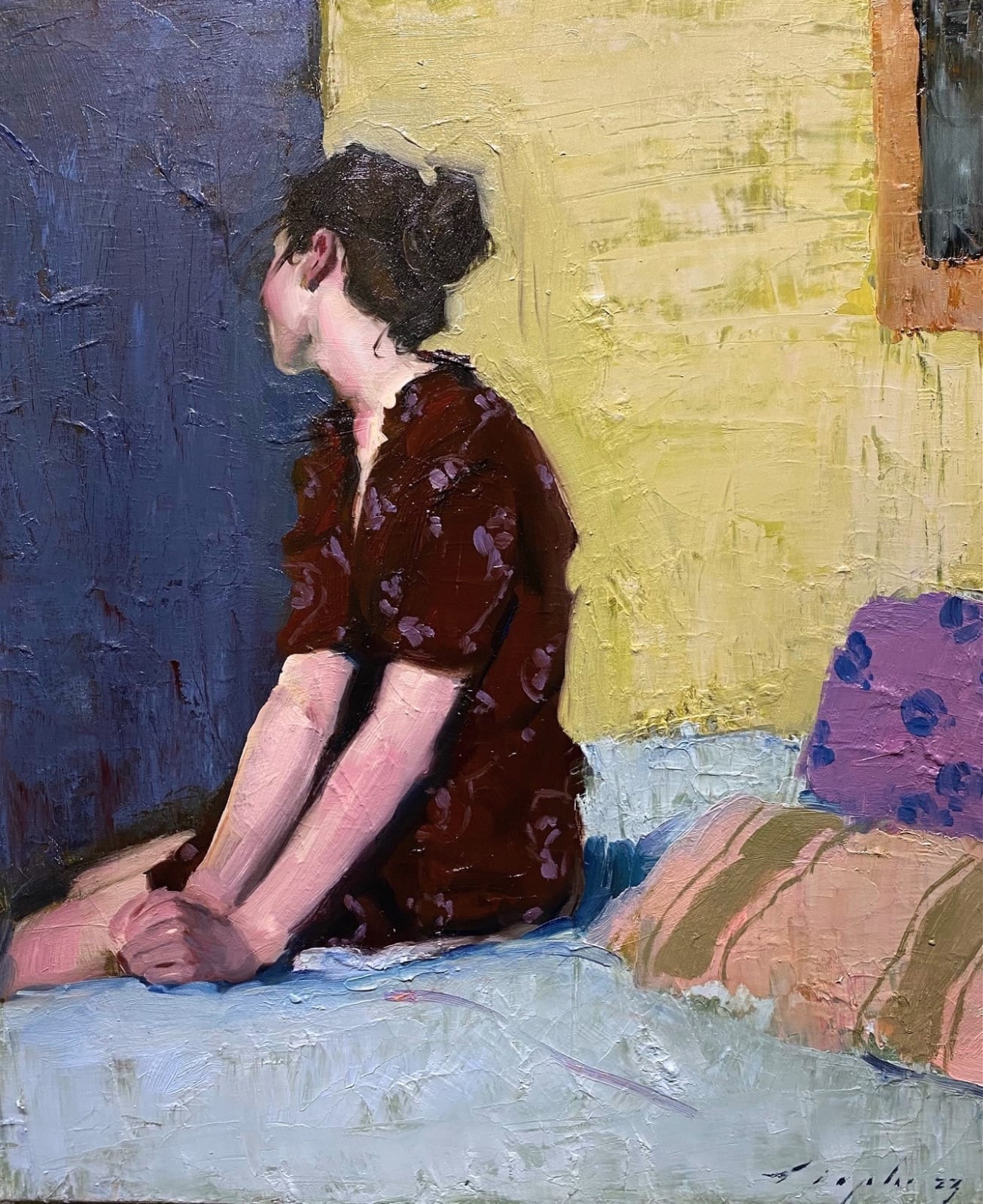 Malcolm Liepke, Edge of the Bed , 2023