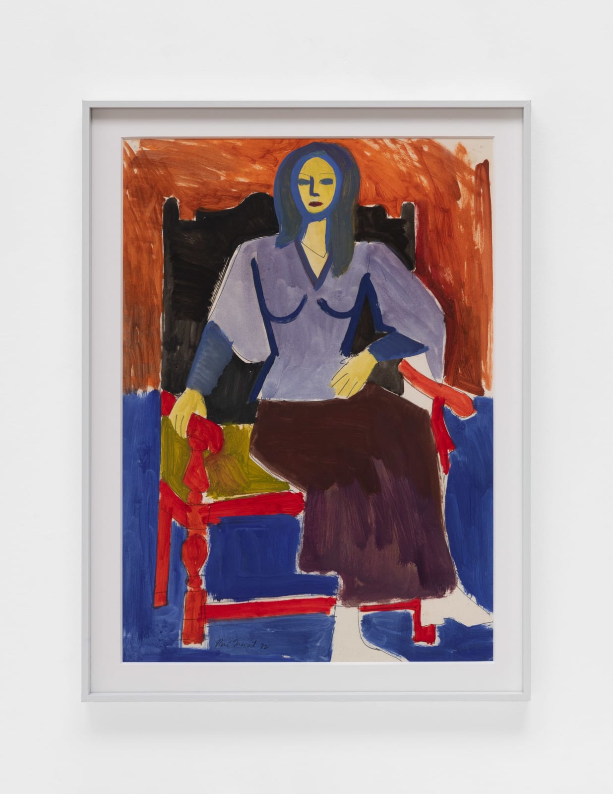 René Marcil, Untitled (Seated Figure), 1972