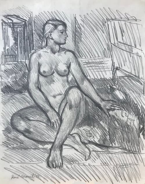 René Marcil, Nude, 1951