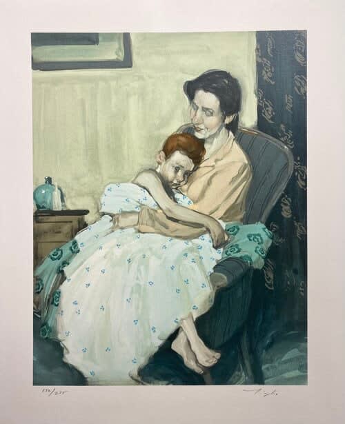 Malcolm Liepke, Mother and Child, 1992